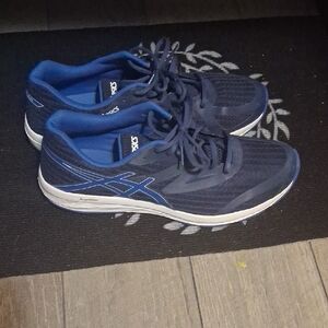 ASICS Men's Navy and Royal Blue Athletic Shoes